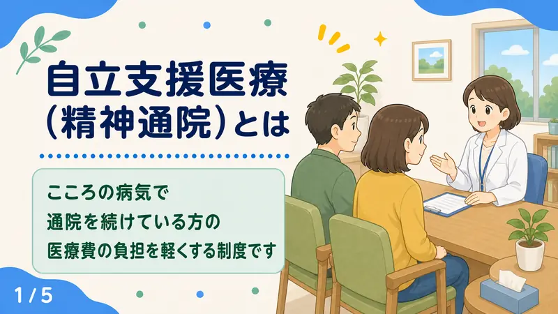 スライド1: 自立支援医療（精神通院）とは