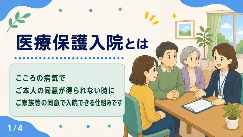 スライド1: 医療保護入院とは