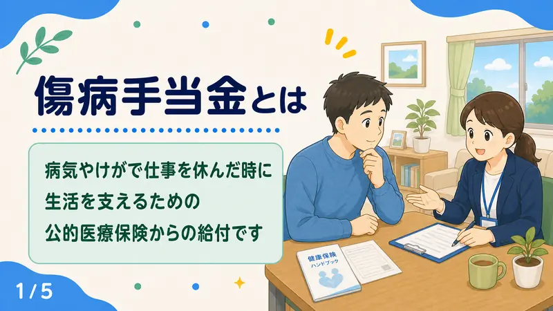 スライド1: 傷病手当金とは