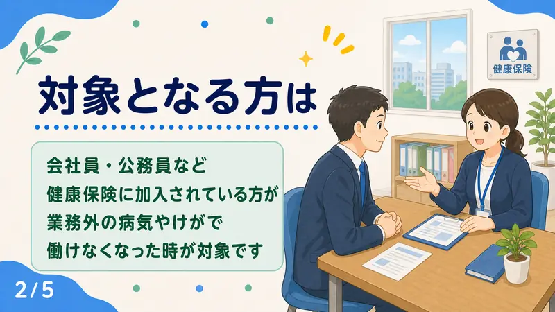 スライド2: 対象となる方は