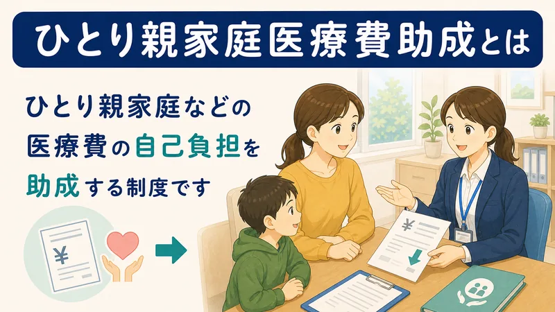 スライド1: ひとり親家庭医療費助成とは